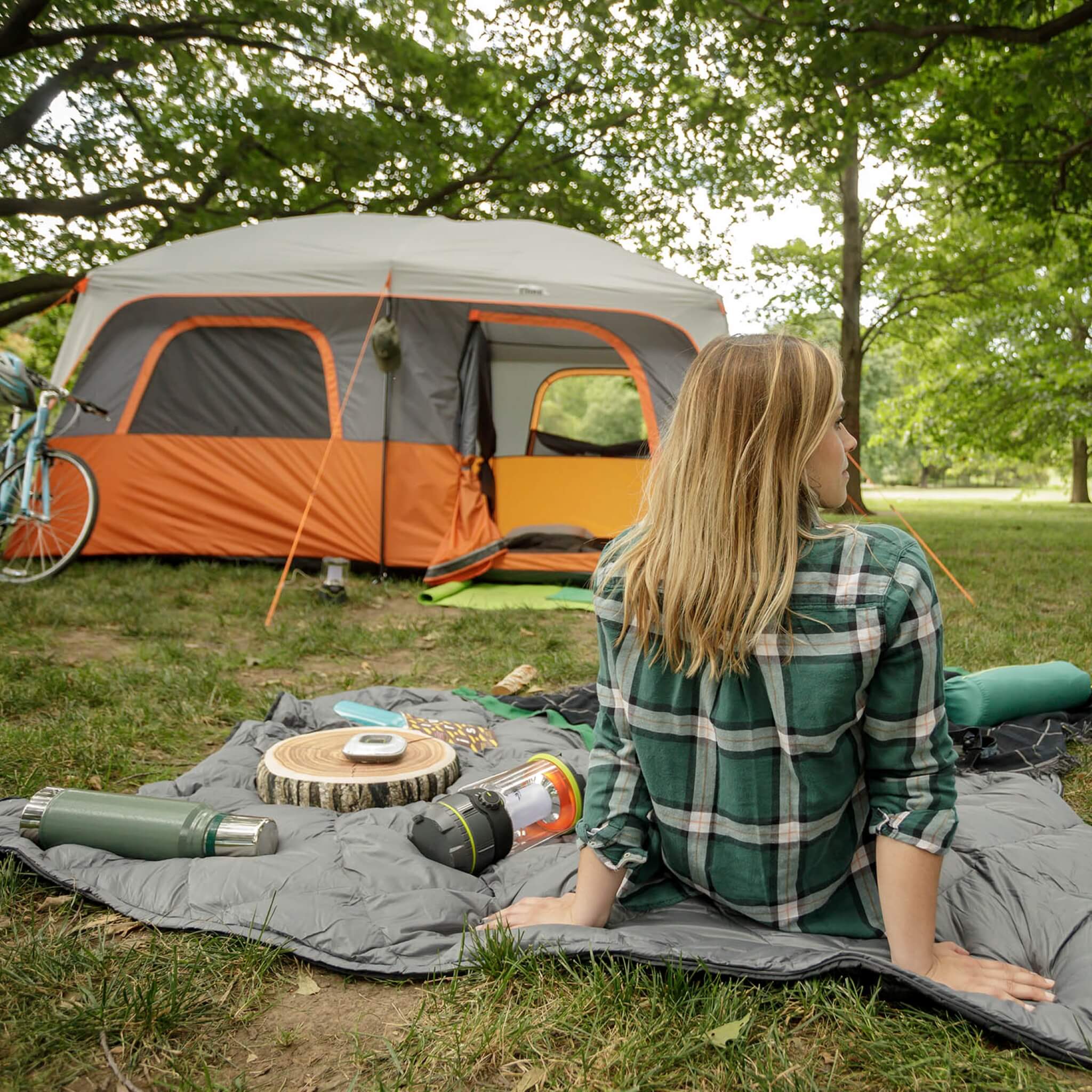 10 Person Straight Wall Cabin Tent - Image 2