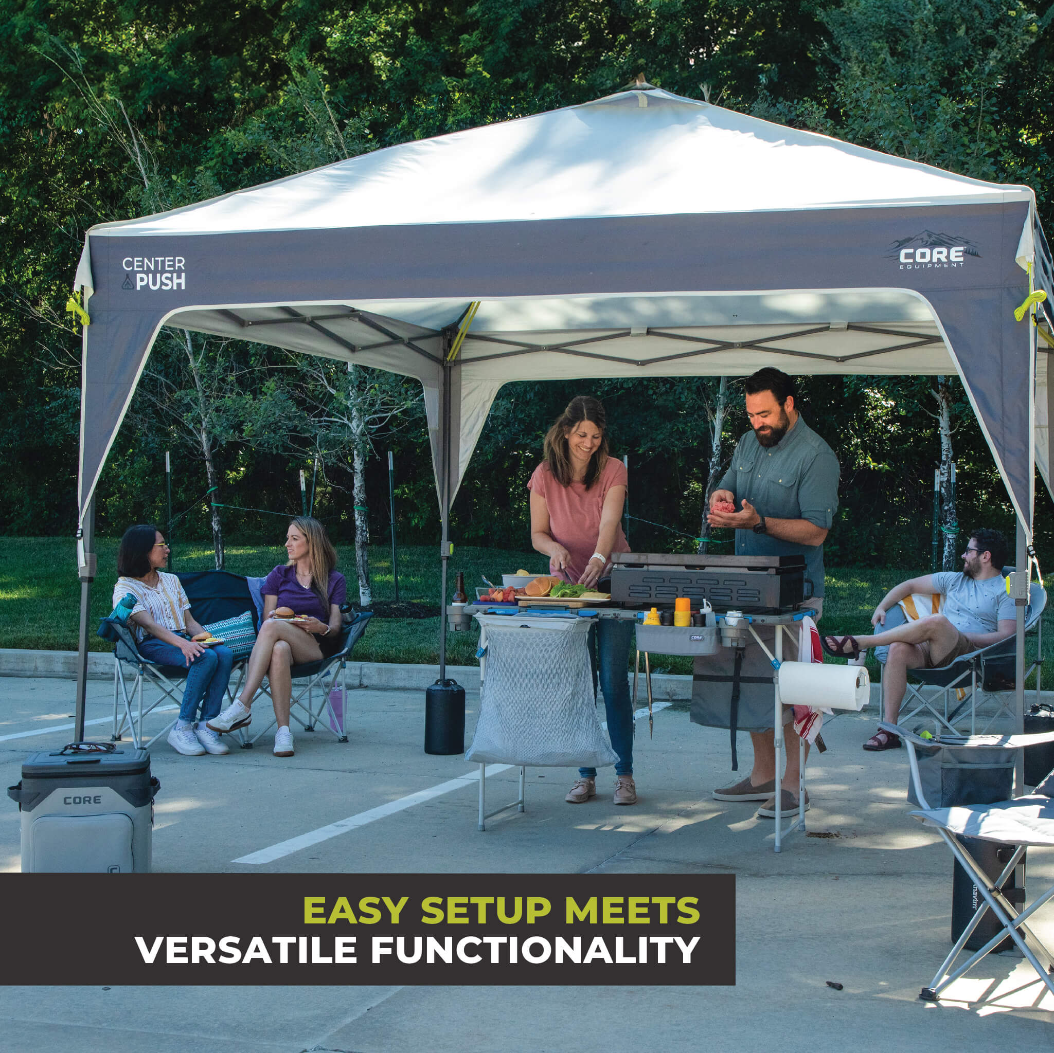 10' x 10' Center Push Instant Canopy - Image 2