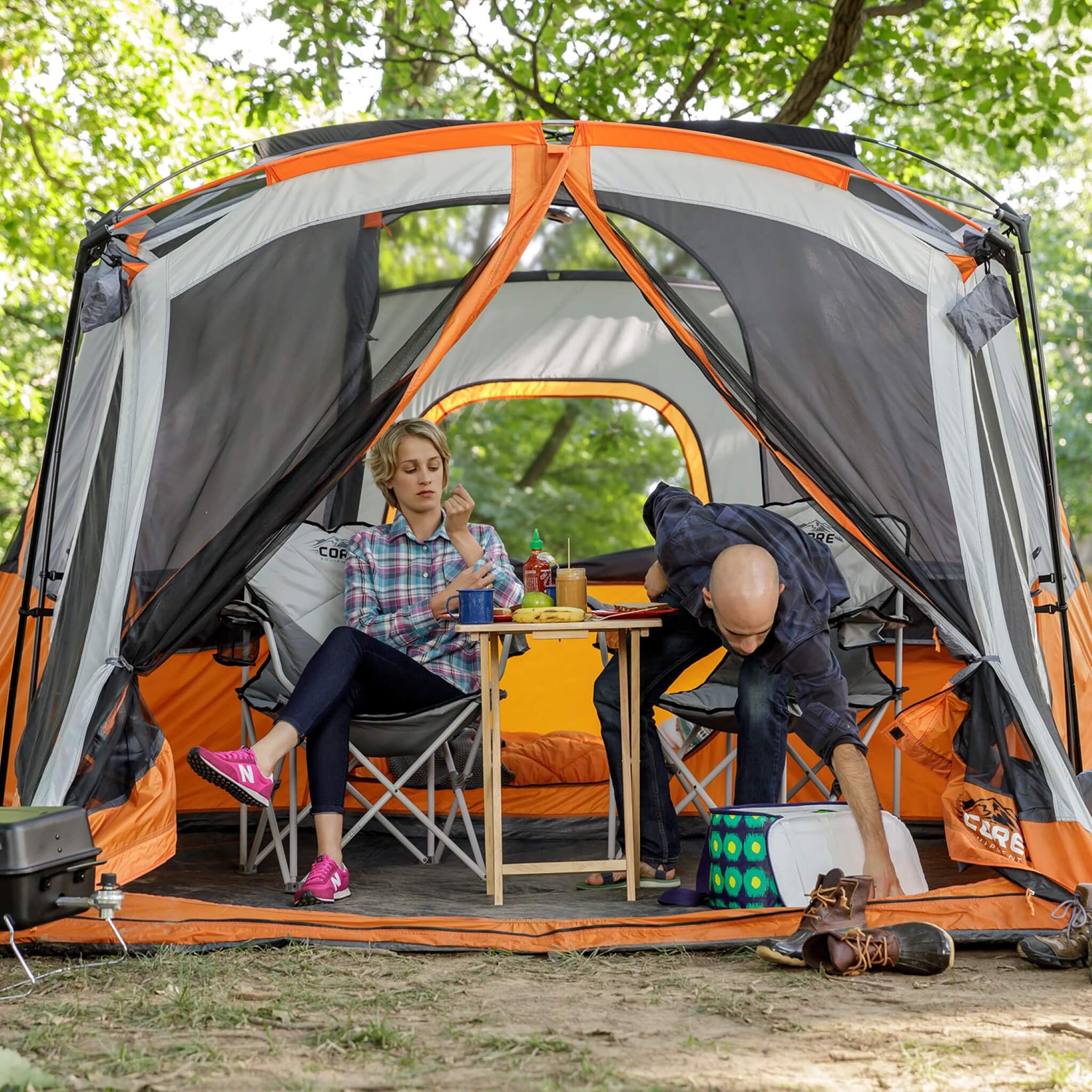 11 Person Cabin Tent with Screen Room - Image 2