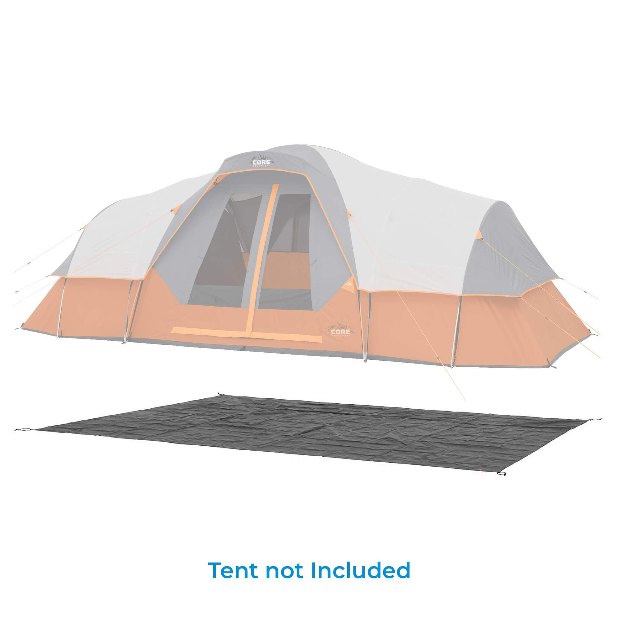 11 Person Dome Tent Footprint & Outdoor Tarp - Image 2