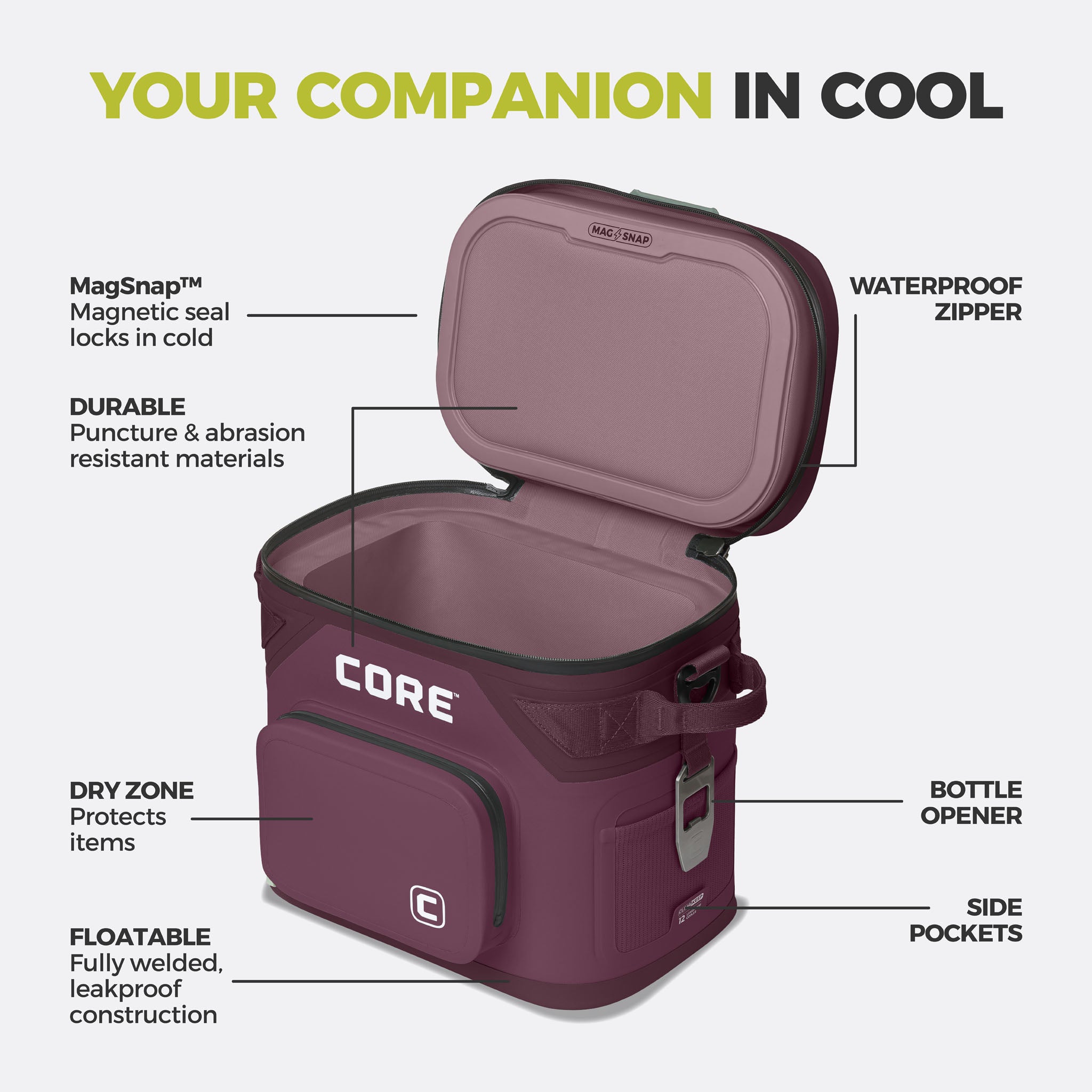 CLIMAKEEP 12 Can Magnetic Soft Cooler - Image 21