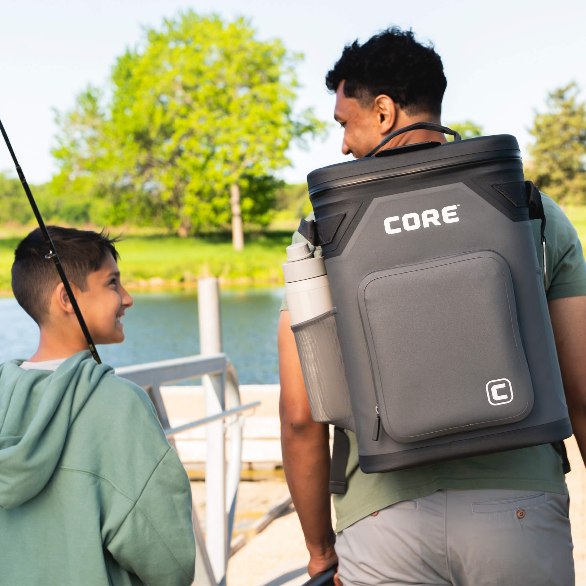 CLIMAKEEP 24 Can Magnetic Backpack Soft Cooler - Image 7
