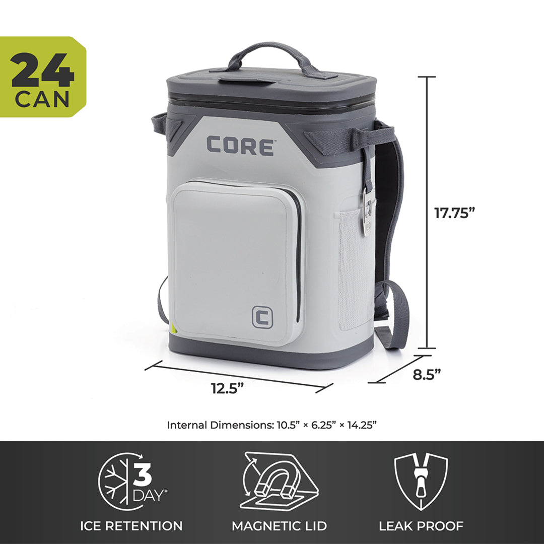 CLIMAKEEP 24 Can Magnetic Backpack Soft Cooler - Image 17