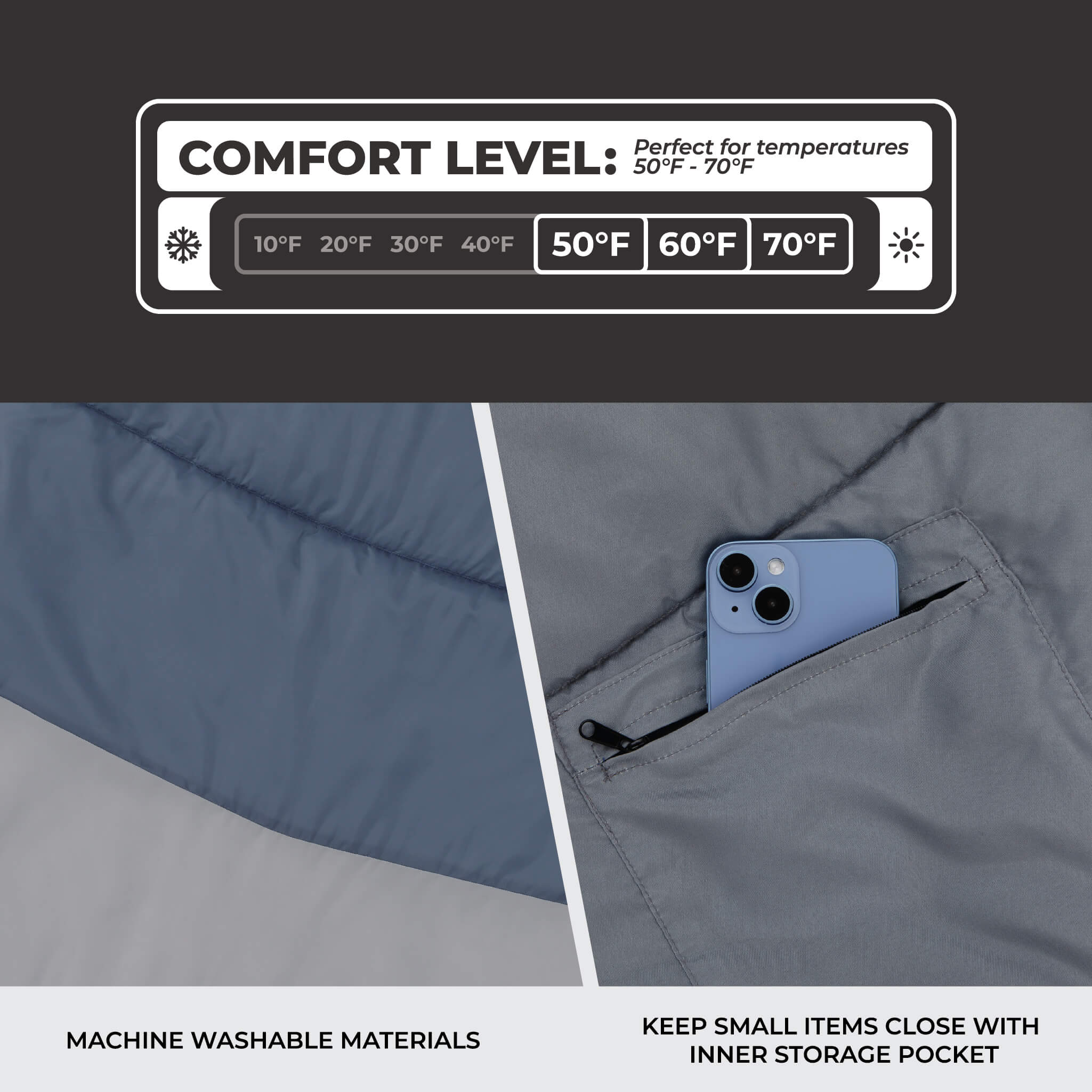 50 Degree Sleeping Bag - Image 6