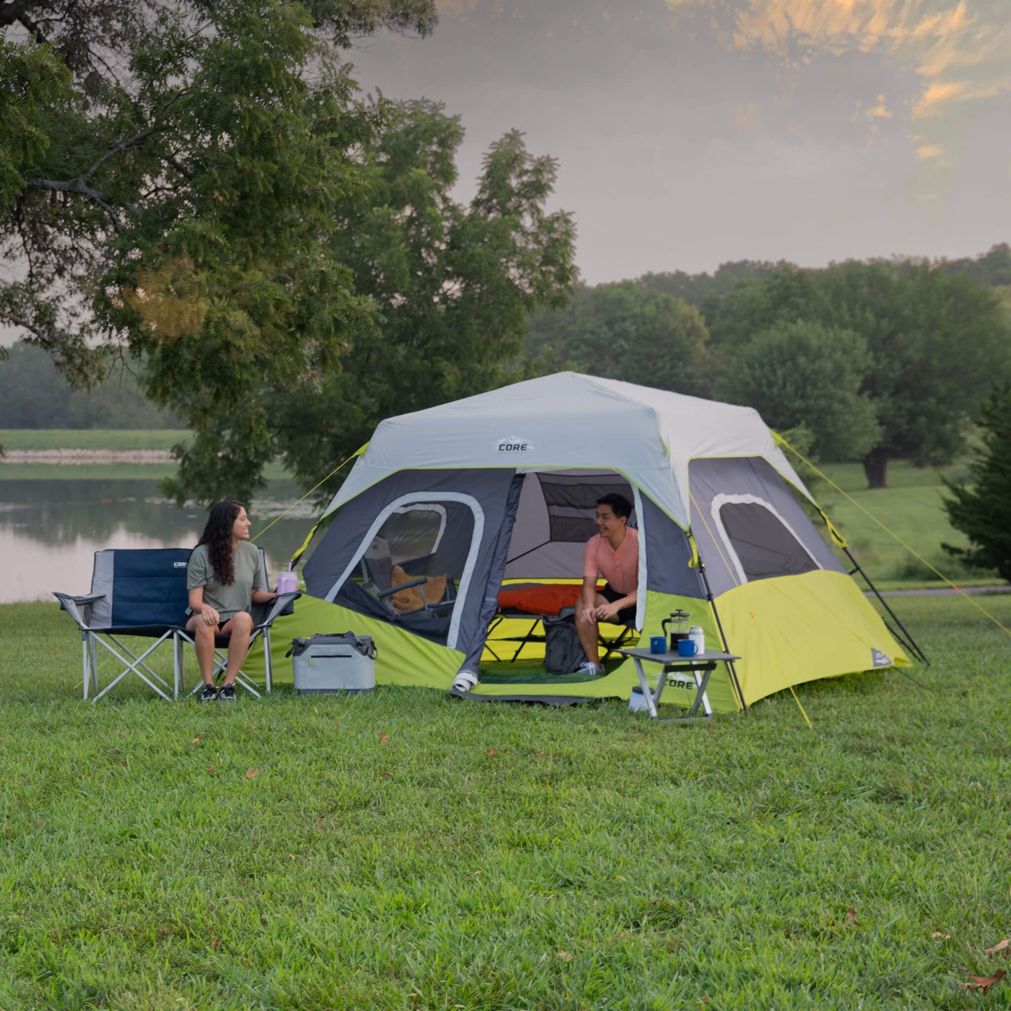 6 Person Instant Cabin Tent - Image 3