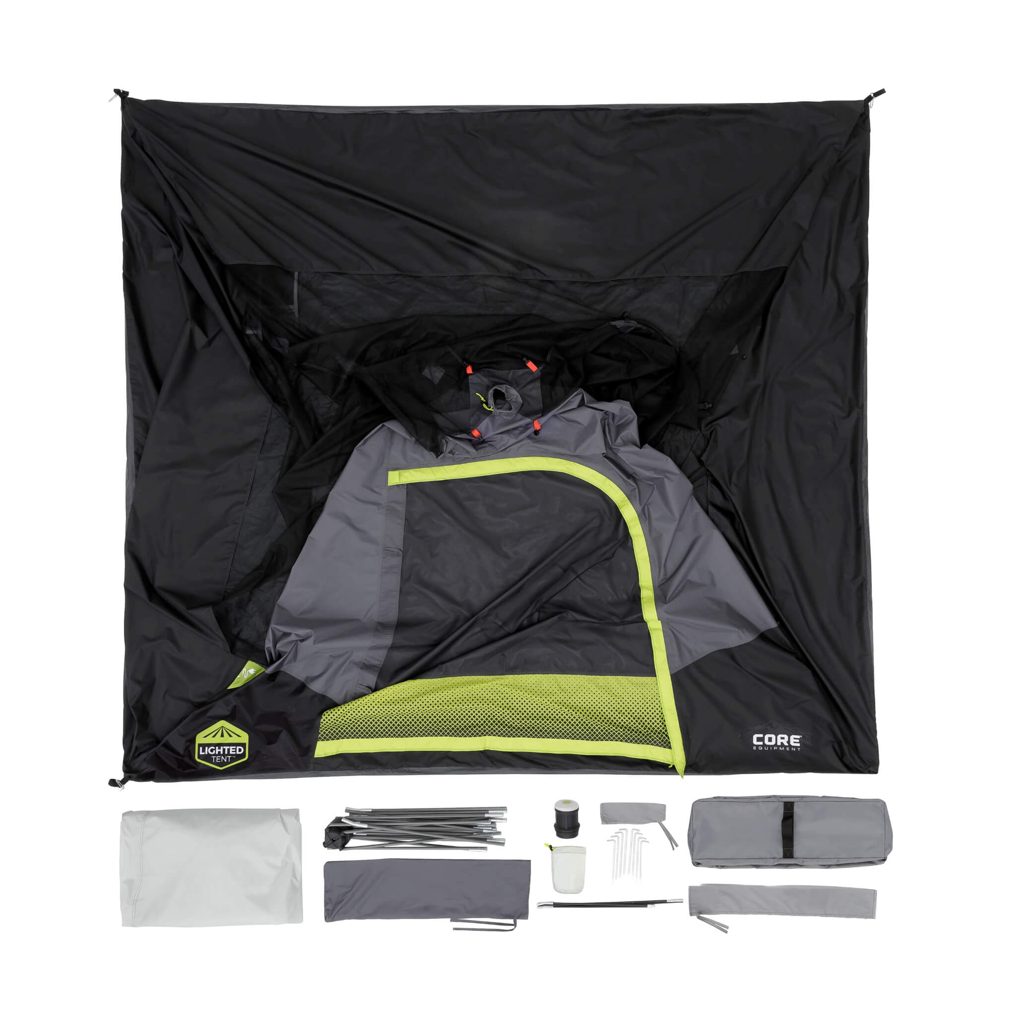 6 Person Lighted Dome Tent with Full Rainfly - Image 5