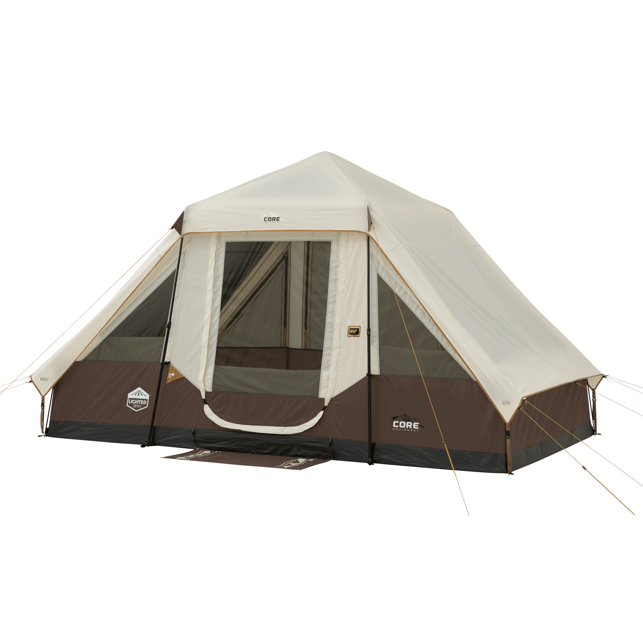 6 Person Lighted Instant Pyramid Tent