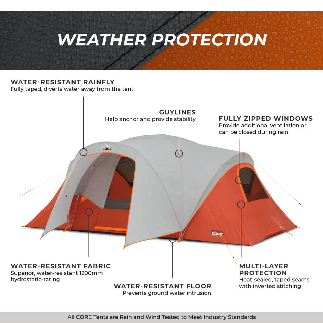 9 Person Extended Dome Plus Tent with Vestibule - Image 6