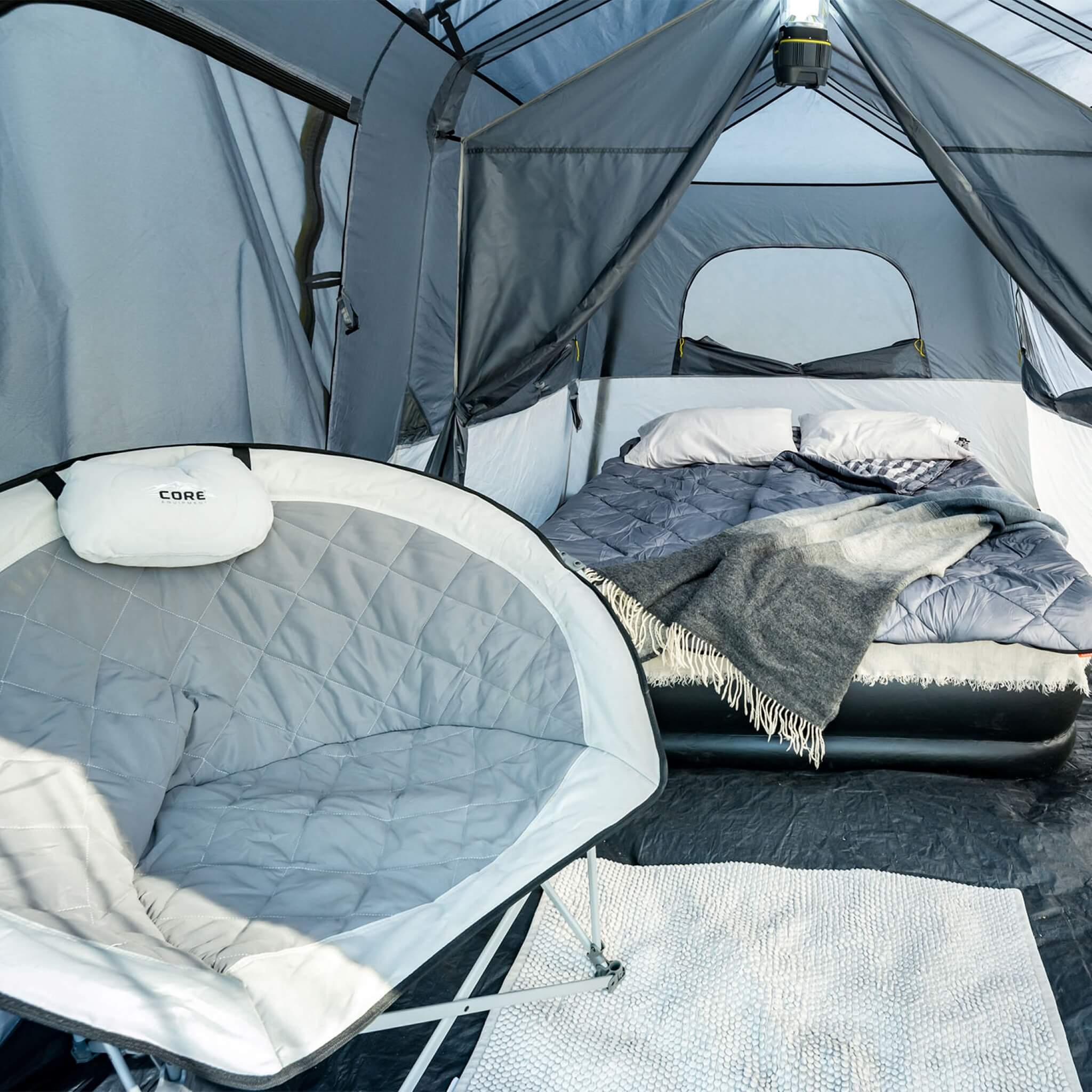 9 Person Instant Cabin Tent with Full Rainfly - Image 8