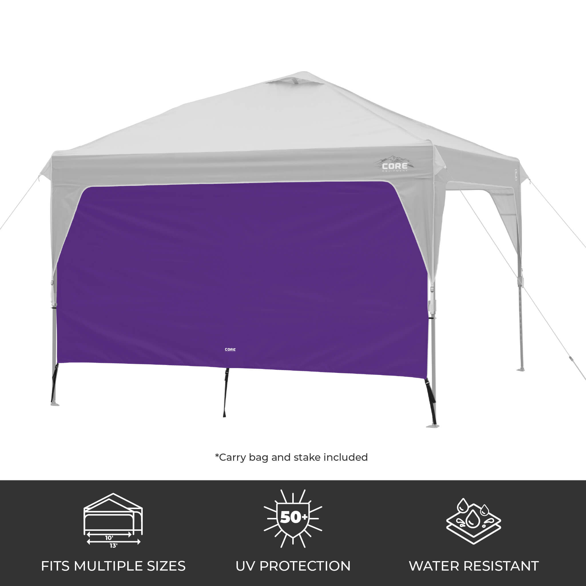 10' x 10' & 13' x 13' Canopy Sun Wall - Image 15